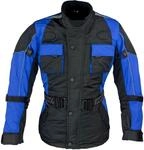 Motorradjacke ROLEFF "Kids" Gr. XL, schwarz (schwarz, blau), Jacken, Kinder, XL,