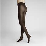 Feinstrumpfhose HUDSON "MICRO 50", Damen, Gr. S, braun (dunkelbraun), Obermaterial: