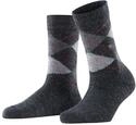 Socken BURLINGTON "Whitby", Damen, Gr. 36-41, grau (anthrazit mouline),