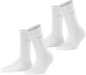 Socken ESPRIT "Uni", Damen, Gr. 35-38, wei&szlig;, Baumwollmischung, unifarben,...