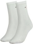 Socken TOMMY HILFIGER "TH WOMEN SOCK CASUAL 2P", Damen, Gr. 35-38, wei&szlig;,