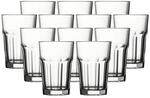 Longdrinkglas PASABAHCE "Longdrinkgl&auml;ser Casablanca 355 ml 12er Set transparent",