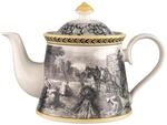 Teekanne VILLEROY & BOCH "Teekanne Audun Ferme 1,1 l bunt", bunt, Kannen, Teekanne