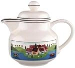 Teekanne VILLEROY & BOCH "Teekanne Design Naif 900 ml bunt", bunt, Kannen, Teekanne