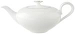 Teekanne VILLEROY & BOCH "Teekanne Anmut Platinum No.1 800 ml wei&szlig;", wei&szlig;, Kannen,