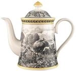 Teekanne VILLEROY & BOCH "Kaffeekanne Audun Ferme 1,3 l bunt", bunt, Kannen, Teekanne