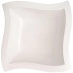 Schale VILLEROY & BOCH "Sch&uuml;ssel NewWave 33 x 33 cm wei&szlig;", wei&szlig;, Sch&uuml;sseln,