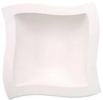 Schale VILLEROY & BOCH "Sch&uuml;ssel NewWave 25 x 25 cm wei&szlig;", wei&szlig;, Sch&uuml;sseln,