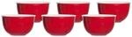 Schale RITZENHOFF & BREKER "M&uuml;slischalen Doppio &oslash; 14 cm 6er Set", rot, Sch&uuml;sseln,