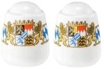 Salzstreuer SELTMANN WEIDEN "Salz- und Pfefferstreuer-Set Compact Bayern bunt", bunt,