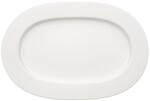 Servierplatte VILLEROY & BOCH "Servierplatte oval Royal 41 cm wei&szlig;", wei&szlig;,