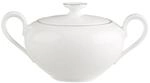 Zuckerstreuer VILLEROY & BOCH "Zuckerdose Anmut Platinum No.1 290 ml wei&szlig;", wei&szlig;,