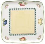 Servierplatte VILLEROY & BOCH "Platte French Garden &oslash; 29,7 cm wei&szlig;-bunt", bunt