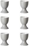 Eierbecher RITZENHOFF & BREKER "Eierbecher Doppio &oslash; 5 cm 6er Set", grau, Porzellan,