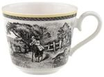 Tasse VILLEROY & BOCH "Fr&uuml;hst&uuml;ckstasse Audun Ferme 350 ml bunt", bunt, Porzellan,
