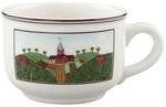 Tasse VILLEROY & BOCH "Teetasse Design Naif 250 ml bunt", bunt, Porzellan,