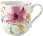 Becher VILLEROY & BOCH "Kaffeebecher Mariefleur Basic 330 ml bunt", bunt, B:2cm
