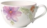 Tasse VILLEROY & BOCH "Kaffee Obertasse Mariefleur Basic 250 ml bunt", bunt, B:2cm