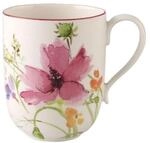 Becher VILLEROY & BOCH "Latte Macchiato Becher Mariefleur Basic 370 ml bunt", bunt, 1