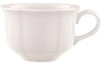 Tasse VILLEROY & BOCH "Teetasse Manoir 130 ml wei&szlig;", wei&szlig;, Porzellan,