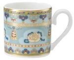 Espressotasse VILLEROY & BOCH "Espressotasse Samarkand Aquamarin 50 ml bunt", bunt, 1