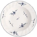 Suppenteller VILLEROY & BOCH "Suppenteller Vieux Luxembourg &oslash; 22,5 cm wei&szlig;-blau",