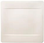 Speiseteller VILLEROY & BOCH "Gourmetteller Modern Grace 31 x 31 cm wei&szlig;", wei&szlig;,