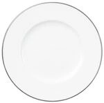 Brotteller VILLEROY & BOCH "Brotteller Anmut Platinum No.1 &oslash; 16,4 cm wei&szlig;", wei&szlig;,