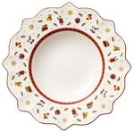 Suppenteller VILLEROY & BOCH "Suppenteller Toy's Delight &oslash; 26,4 cm wei&szlig;", wei&szlig;,