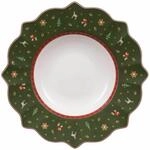 Suppenteller VILLEROY & BOCH "Suppenteller Toy's Delight &oslash; 26 cm gr&uuml;n", gr&uuml;n,