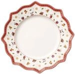 Speiseteller VILLEROY & BOCH "Speiseteller Toy's Delight &oslash; 28,4 cm wei&szlig;", wei&szlig;,