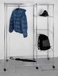 Garderobenst&auml;nder HAKU "Garderobe, Garderobenst&auml;nder, Kleiderst&auml;nder auf Rollen,