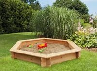 Sandkasten KONIFERA, beige (natur), Sandk&auml;sten, Kinder, B/H/L: 175cm x 23cm x 175cm,