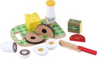 Spiellebensmittel TANNER "Brotzeit mit Zubeh&ouml;r", bunt, Kaufladensortimente, Kinder,