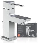 Waschtischarmatur EISL "CALVINO", silber (chrom), B:5cm H:16cm T:13cm &Oslash;:5cm,