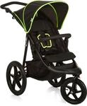 Dreirad-Kinderwagen HAUCK "Runner black/neon yellow", Kinder, gelb (schwarz, neon