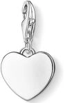 Charm-Einh&auml;nger THOMAS SABO "Herz", silber (silberfarben), Charms, Damen, Silber 925