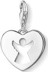 Charm-Einh&auml;nger THOMAS SABO "Schutzengel-Herz", silber (silberfarben), Charms,