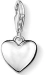 Charm-Einh&auml;nger THOMAS SABO "Herz", silber (silberfarben), Charms, Damen, Silber 925