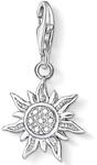 Charm-Einh&auml;nger THOMAS SABO "Sonne", bunt (silberfarben, wei&szlig;, wei&szlig;), Charms,
