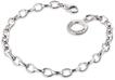 Charm-Armband ENGELSRUFER "%RESET", silber (silberfarben), Armb&auml;nder, Damen, 19,5cm,