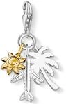 Charm-Einh&auml;nger THOMAS SABO "Palme", gold (silberfarben, gelbgoldfarben), Charms,