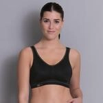 Sport-BH ANITA ACTIVE "Light & Firm", Damen, Gr. 75, Cup C, schwarz, Stoff,