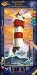 Malen nach Zahlen SCHIPPER "Meisterklasse Hochformat - Leuchtturm Roter Sand", bunt,