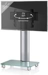 Wohnzimmertisch VCM "TV Standfu&szlig; St&auml;nder Rack Alu Glas Rollen Bilano", gr&uuml;n