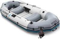 Schlauchboot INTEX "Mariner 3", grau (grau, blau), KleinbooteB:127cm H:46cm L:297cm,