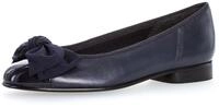 Ballerina GABOR, Damen, Gr. 35, blau (dunkelblau), Lacklederimitat, Leder,...