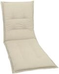 Liegenauflage GO-DE, beige (sand), B:190cm H:7cm T:60cm, Obermaterial: 85% Baumwolle,