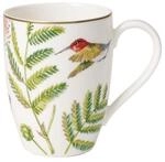 Becher VILLEROY & BOCH "Kaffeebecher Amazonia Anmut 350 ml bunt", bunt, Porzellan,