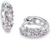 Paar Creolen PRINZESSIN LILLIFEE "9064182", rosa (silberfarben, flieder, rosa, wei&szlig;,